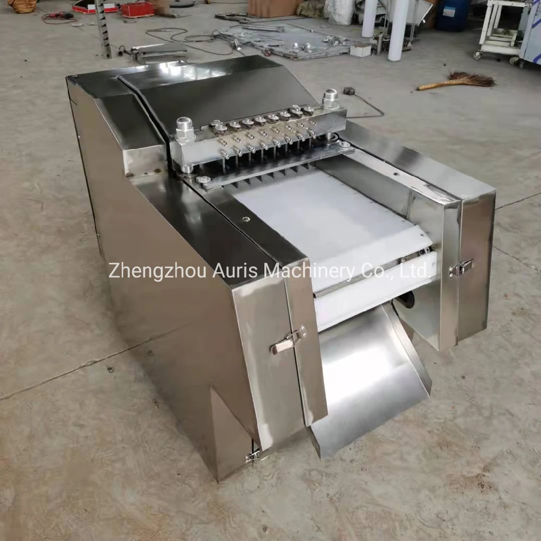 Stainless Steel Chicken Meat Cube Cutter Machine Meat Blocks Maker Machine Poultry Meat Ribs Cutting Machine