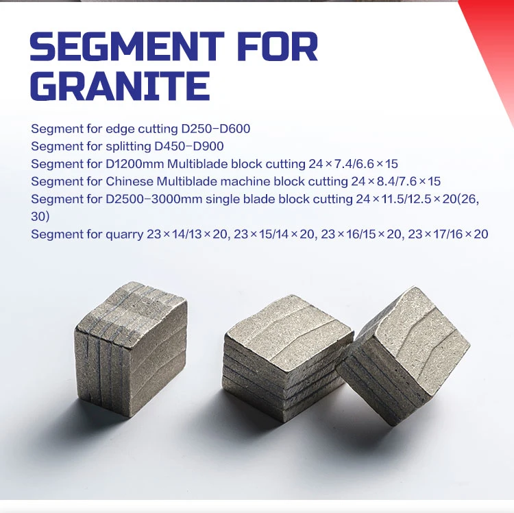 Diamond Saw Blade Segments for Granite Marble Cutting