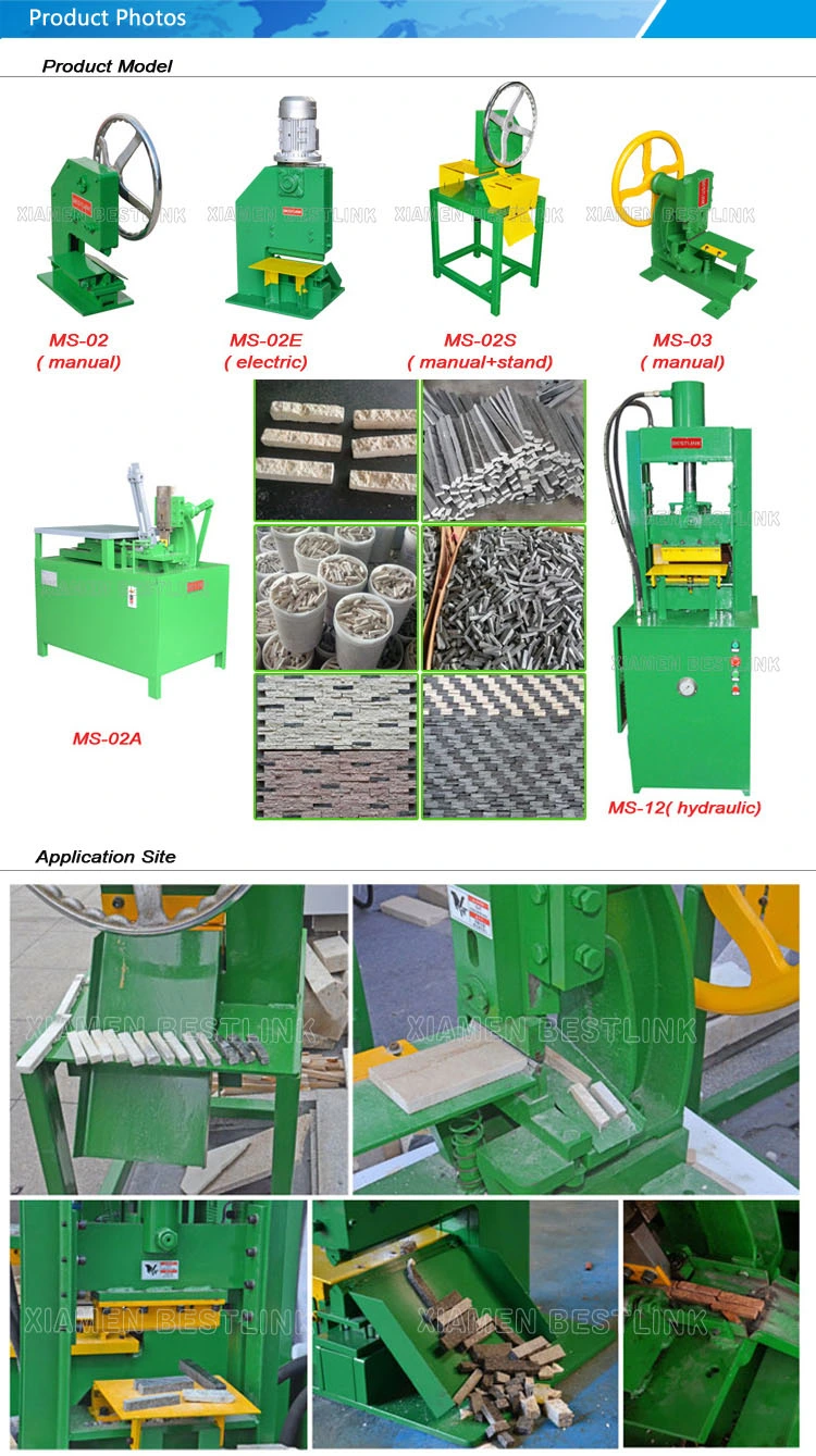 Exterior Natural Culture Stone Cutting Machine Wall Cladding Stone Splitting Machine