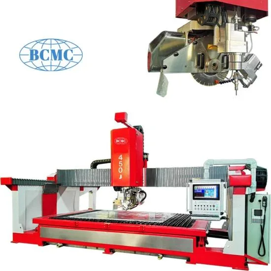 Bcmc Saw Jet 5 Axes CNC Machine de découpe de dalles de pierre Machine CNC italienne à vendre