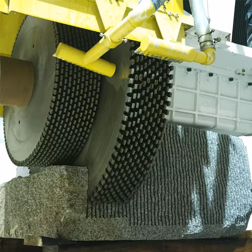Machine d'exploitation de carrière de pierre à haut rendement