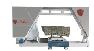 Machine de découpe de pierre de scie à fil de roche portable automatique de sagesse pour la coupe de bloc et de dalles